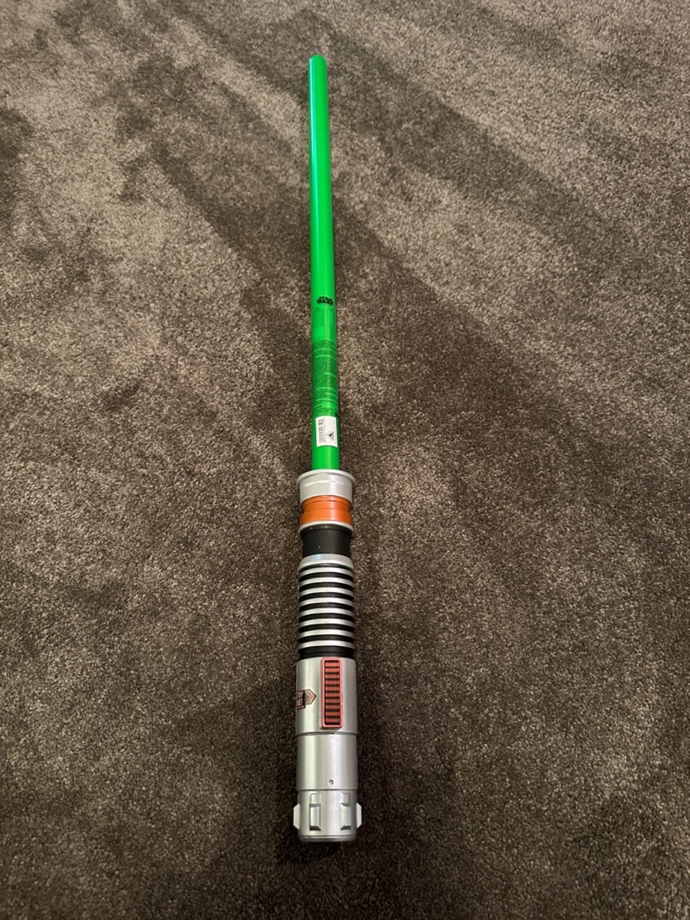 Star Wars Disneyland Green Lightsaber with Silver Handle